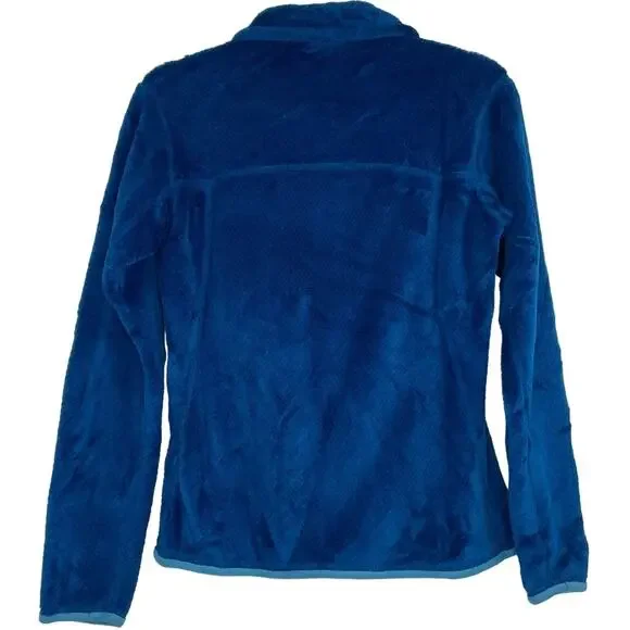 Patagonia Polartec 1/4 snap-T blue outdoor pullover sweater women's size XS - Picture 8 of 16